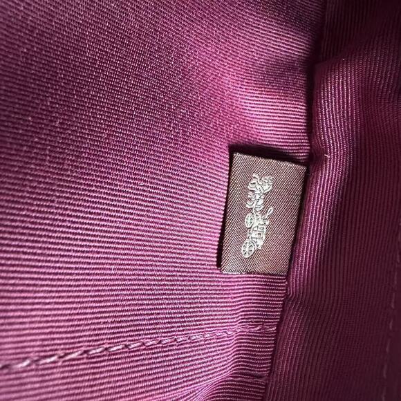 COACH Jamie Camera Crossbody Bag In Signature Canvas/Leather Tan/Fuchsia CZ186 - Picture 9 of 10